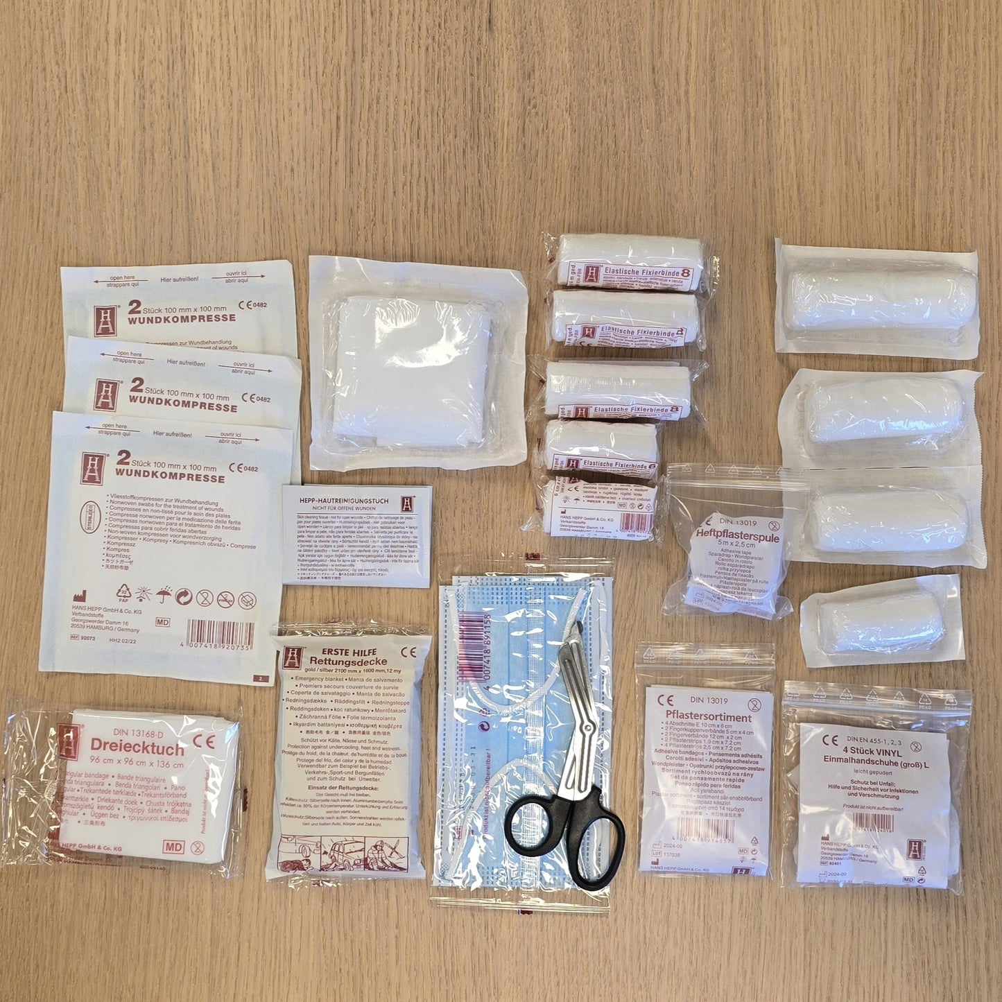 Verbanddoos voor in de auto