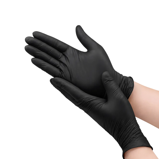 Handschoenen Nitril Zwart Poedervrij
