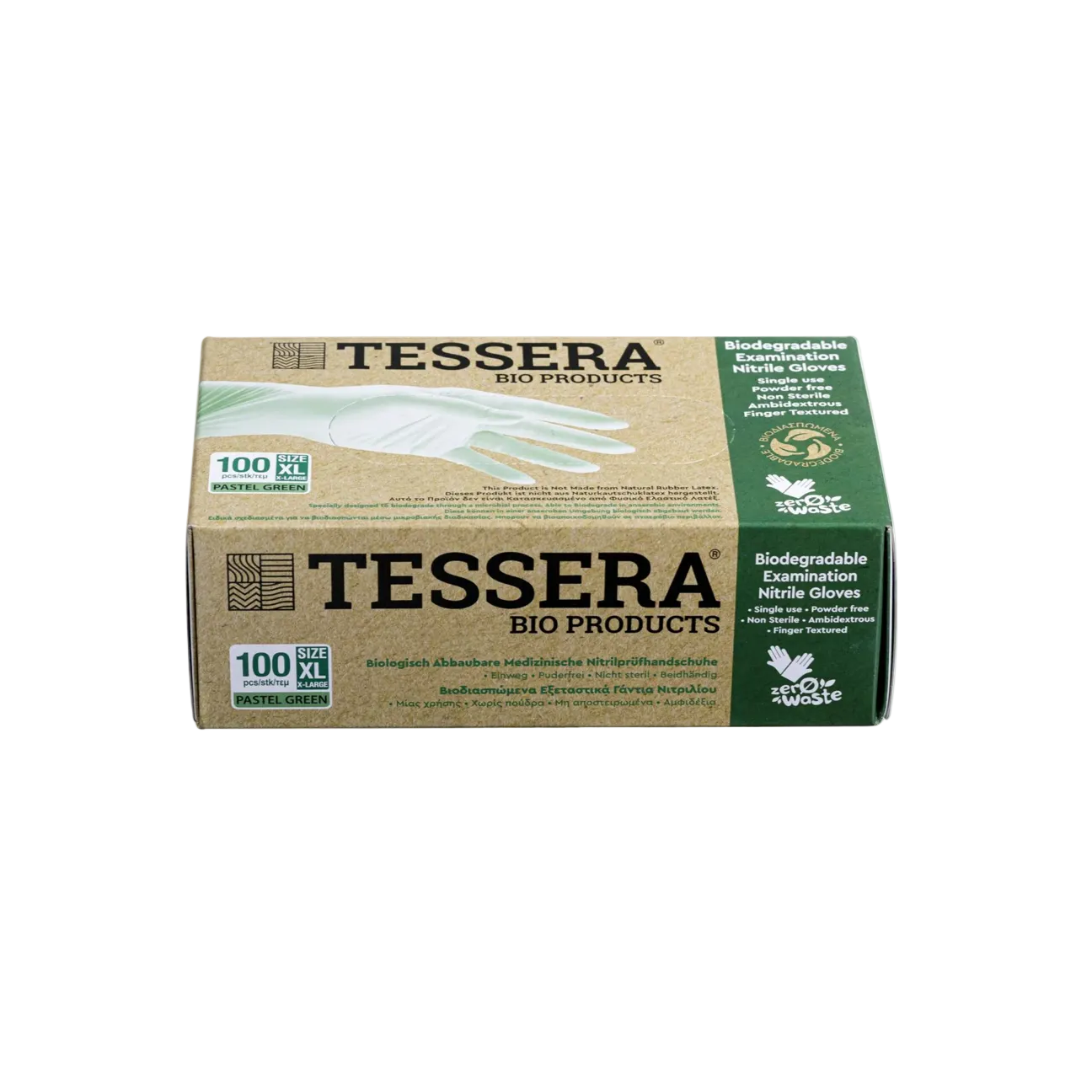 Doos á 10 stuks - Handschoenen Nitril Biodegradable Poedervrij