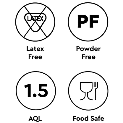 Doos á 10 stuks - Handschoenen Nitril Blauw Poedervrij