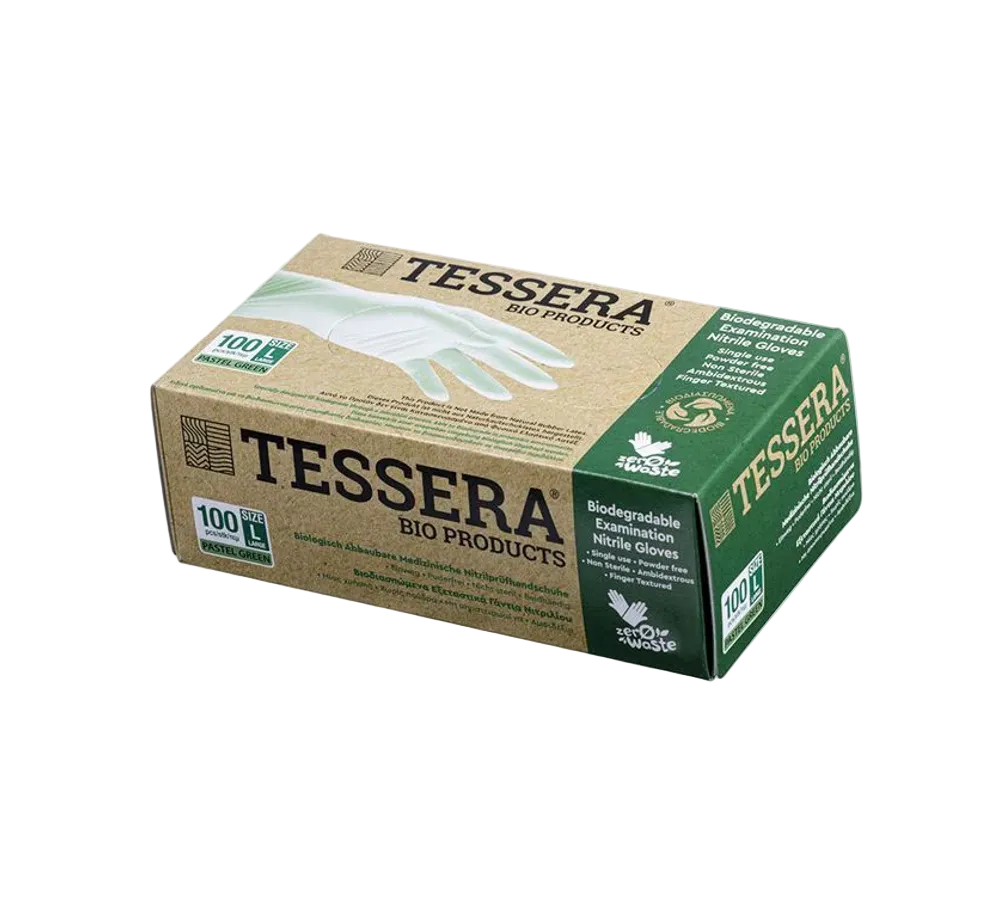 Doos á 10 stuks - Handschoenen Nitril Biodegradable Poedervrij